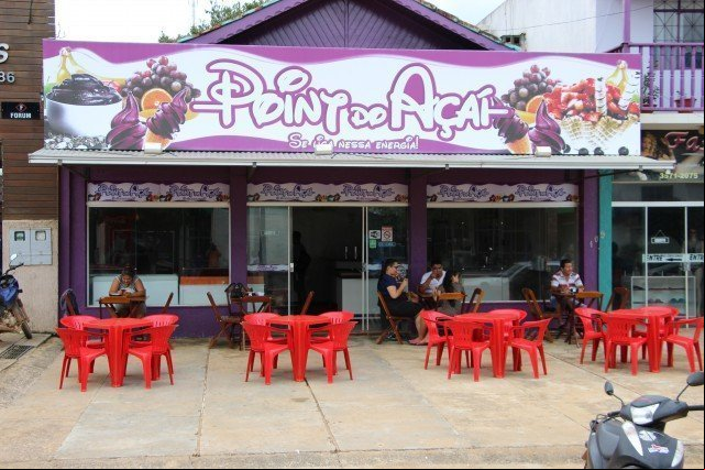 Em Colniza, tem o "POINT DO AÇAI", com vários sabores para você se deliciar