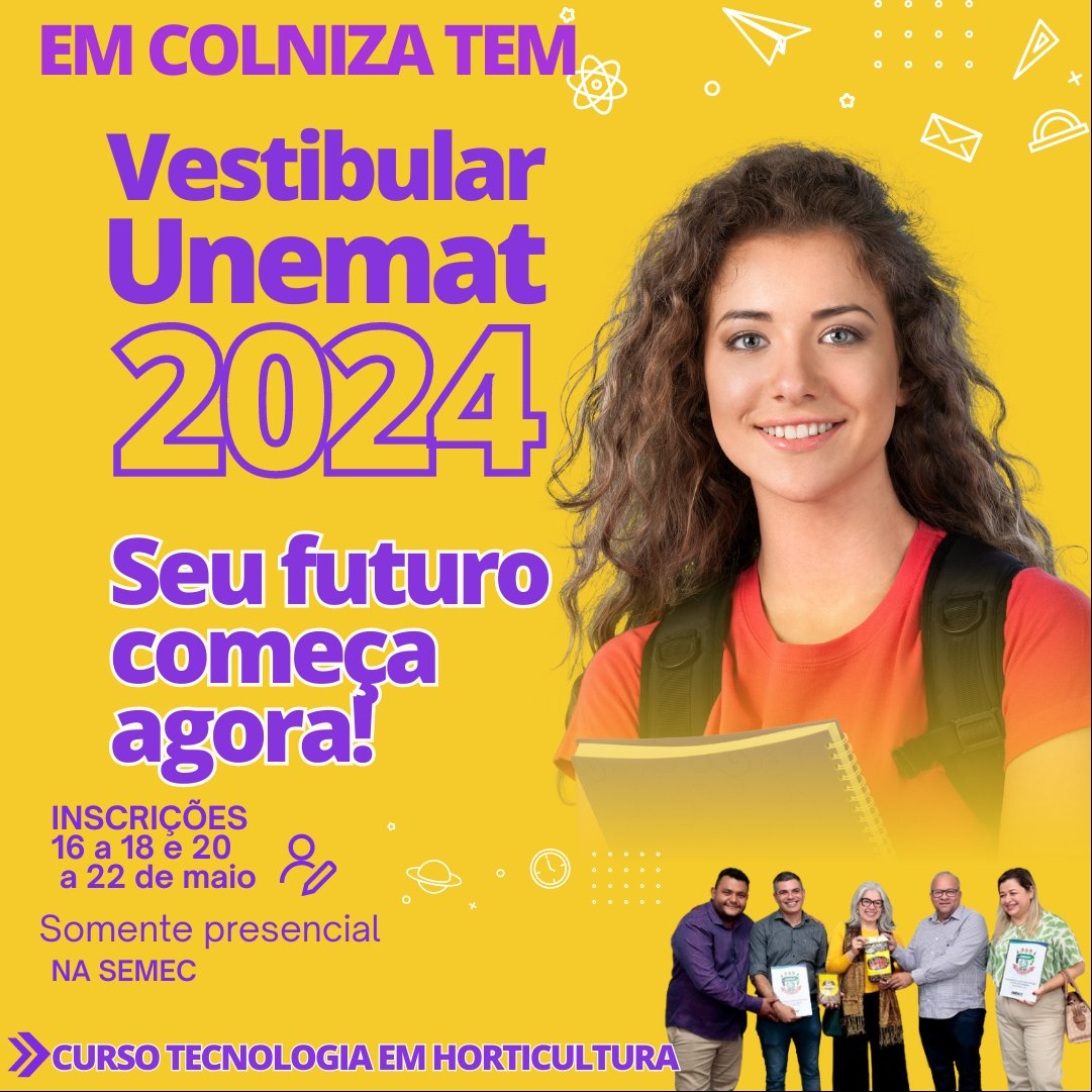 Vestibular Especial da Unemat oferece 220 vagas em Colniza e mais cinco municípios
