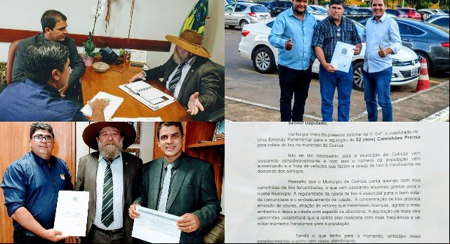 Deputado Nelson Barbudo destina emenda para compra de caminhão compactador de lixo para Colniza