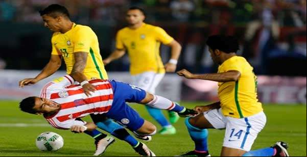Brasil acorda no final do jogo e consegue milagroso empate com Paraguai