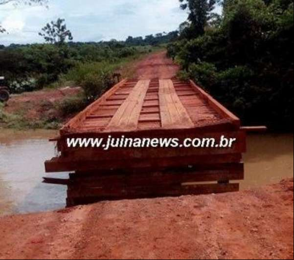 Cabeceira da ponte do Rio Juininha “roda” e deixa BR-174 interditada