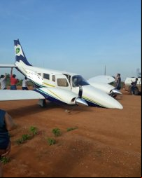 Avião do Governo tem problema no trem de pouso e sofre acidente em Colniza