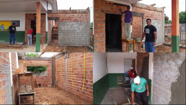 Vereador confere de perto construção de salas anexas na Escola Coração de Jesus em Colniza-MT