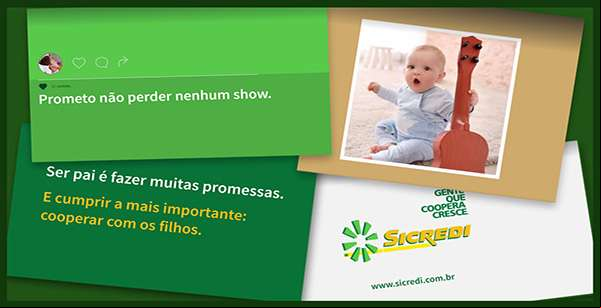 Sicredi homenageia pais em nova campanha