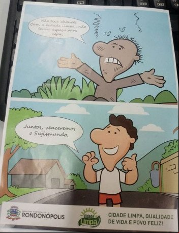 Ilustração em cartilha gera polêmica e a prefeitura recebe acusação de racismo