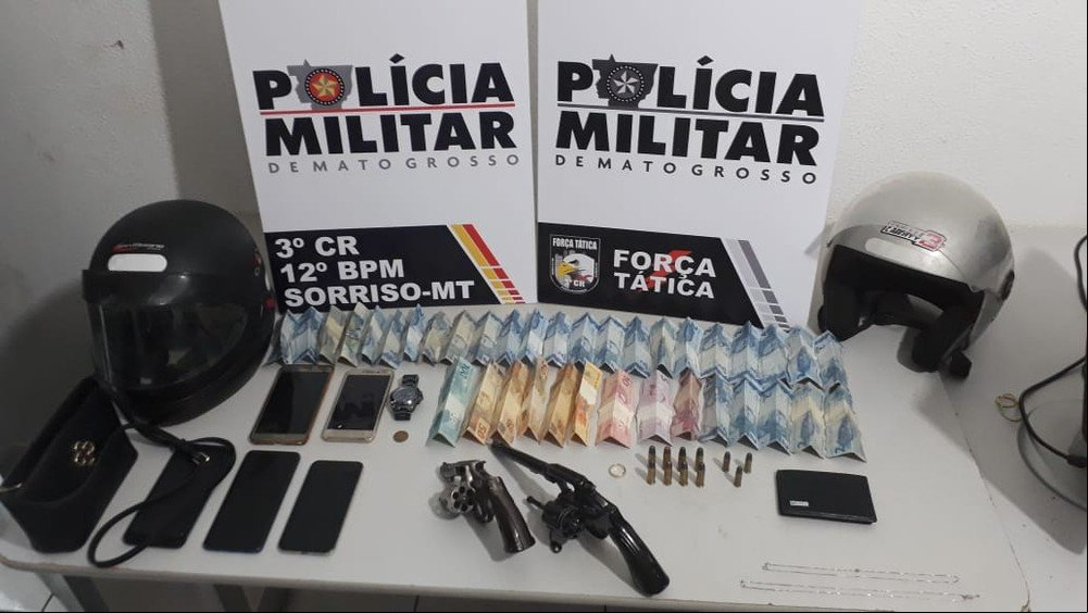 Ladrão morre ao tentar atirar contra policiais após roubo de empresa em MT