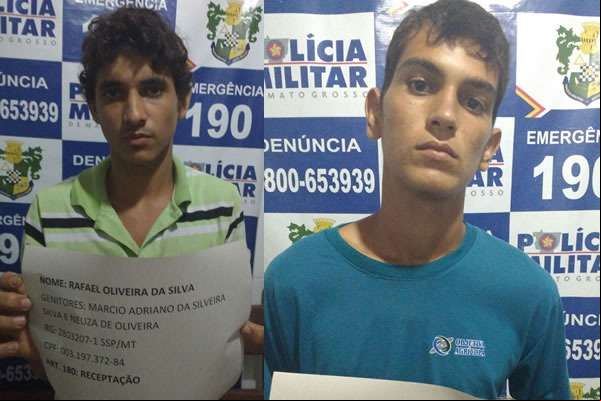 Em Colniza quatro suspeitos são encaminhados pela PM a delegacia de polícia, após furto e receptação