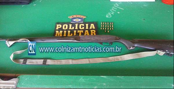 Homem é preso por posse ilegal de arma de fogo na zona rural de Colniza-MT