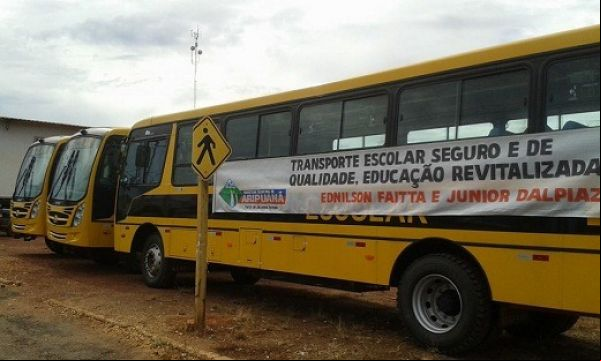 Prefeitura de Aripuanã reforça frota escolar com aquisição de novos ônibus