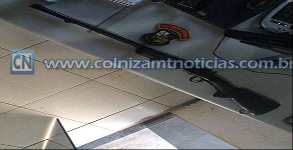 Polícia Militar apreende espingarda no município de Colniza-MT
