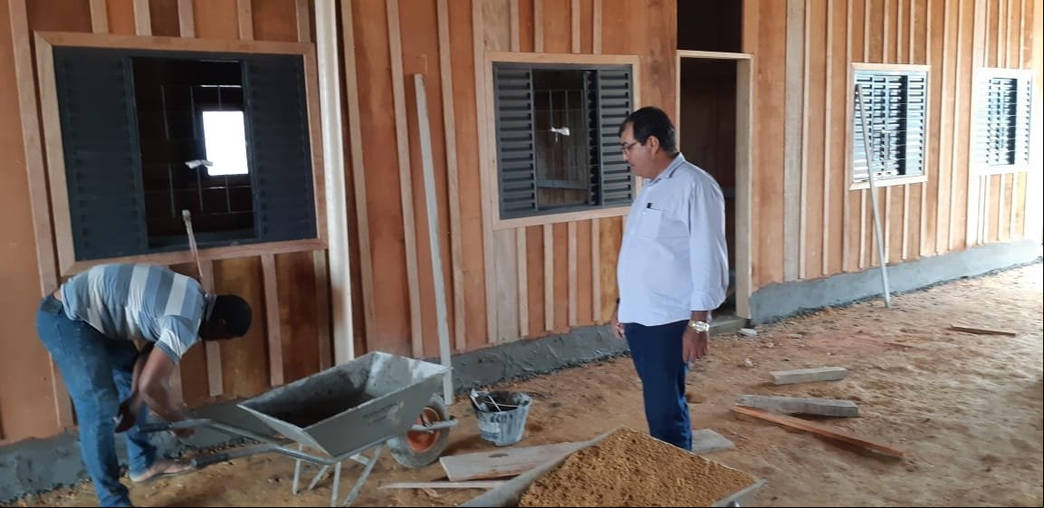 Prefeito Celso Visita Obras da Escola Bartolomeu Bueno