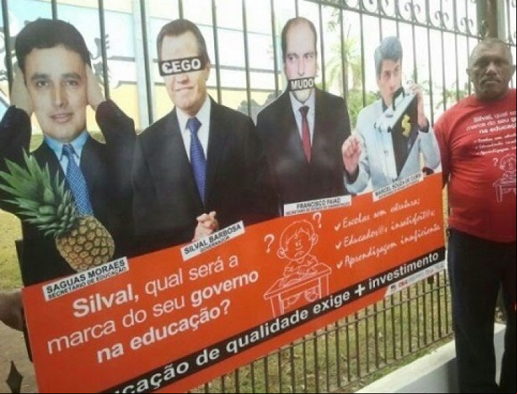 Professores da rede estadual de ensino dizem que Silval prolonga paralisação