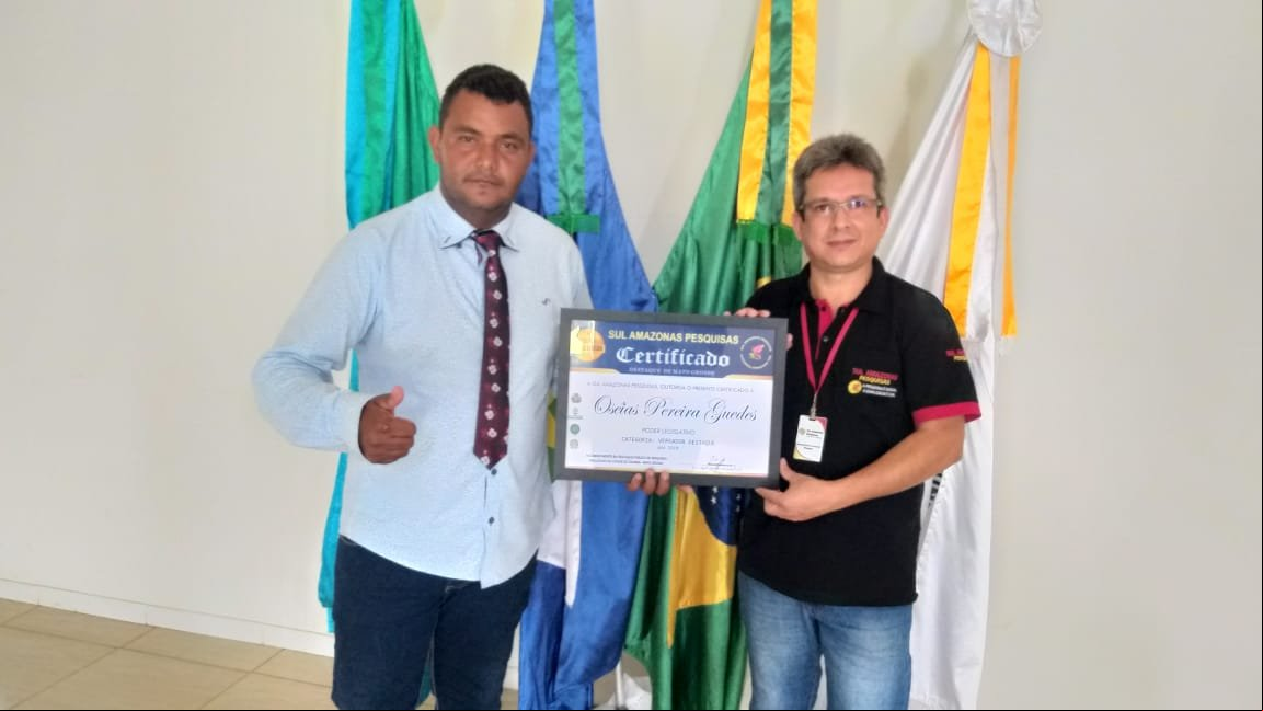 vereador Oseia é novamente eleito destaque do ano em Colniza