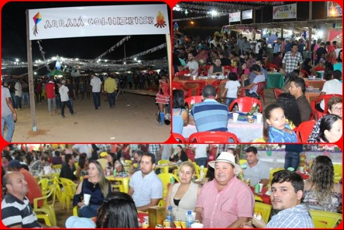 ARRAIÁ COLNIZENSE NO SEU PRIMEIRO DIA DE CAIPIRA