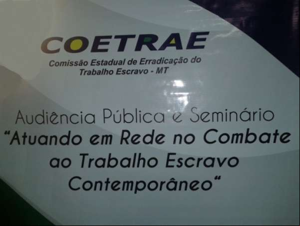 Defensor ministra palestra sobre trabalho escravo em Colniza na prÃ³xima 6Âª