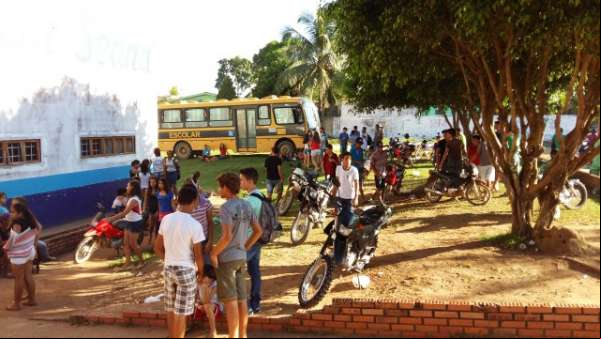 Final da 12ª edição dos Jogos intercolegiais 2015 lotam Ginásio de Esporte Ayrton Senna em Colniza-MT