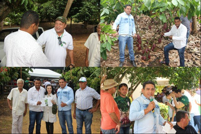 Vereadores e técnico de Colniza representam o município em um Dia Especial Sobre Cacau Clonal em Rondônia