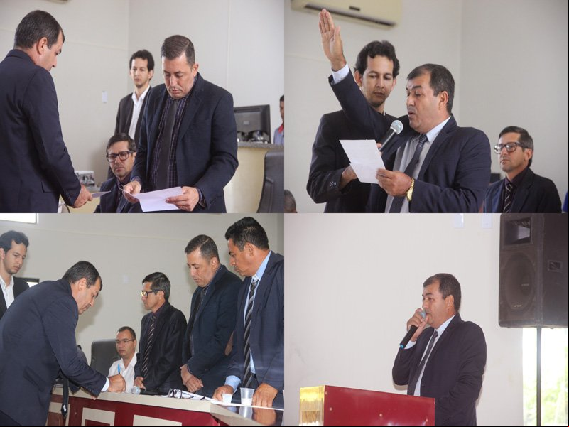 Vice-prefeito de Colniza toma posse em sessão solene realizada na Câmara do município