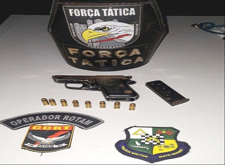 Polícia prende homem por suspeita de porte ilegal de arma de fogo em Aripuanã