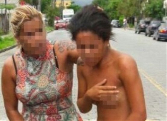 Mulher agride, corta cabelo e exibe amante pelada ao ver traição
