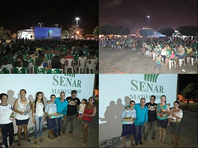 CINE SENAR é sucesso em Colniza-MT