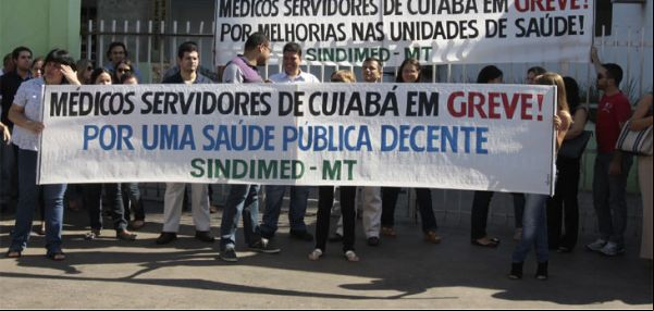Médicos de Cuiabá paralisam os atendimentos