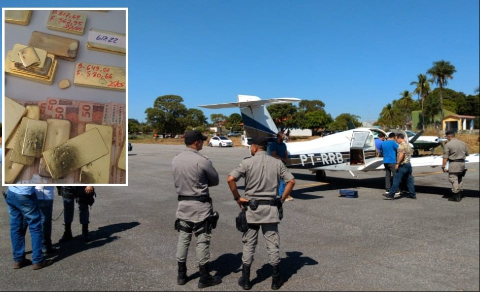 Operação apreende 16 quilos de ouro em aeroporto em MT