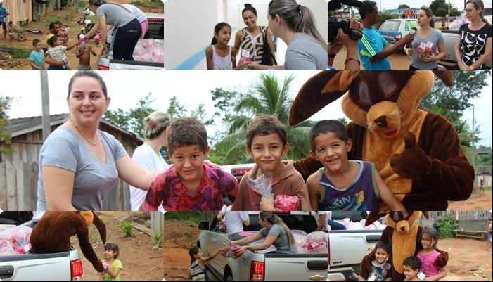 A NOSSA AÇÃO É SOCIAL Páscoa entre os humildes