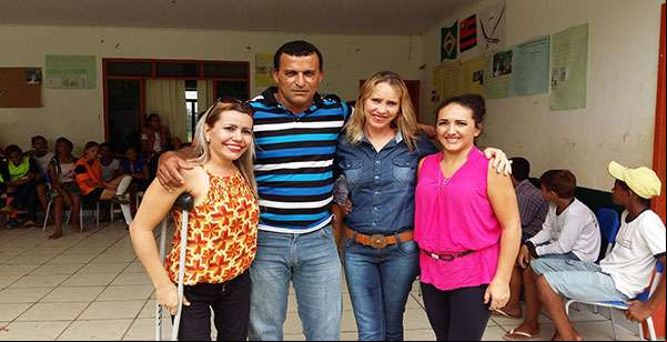 Vereador Mirão participa de gincana na agrovila