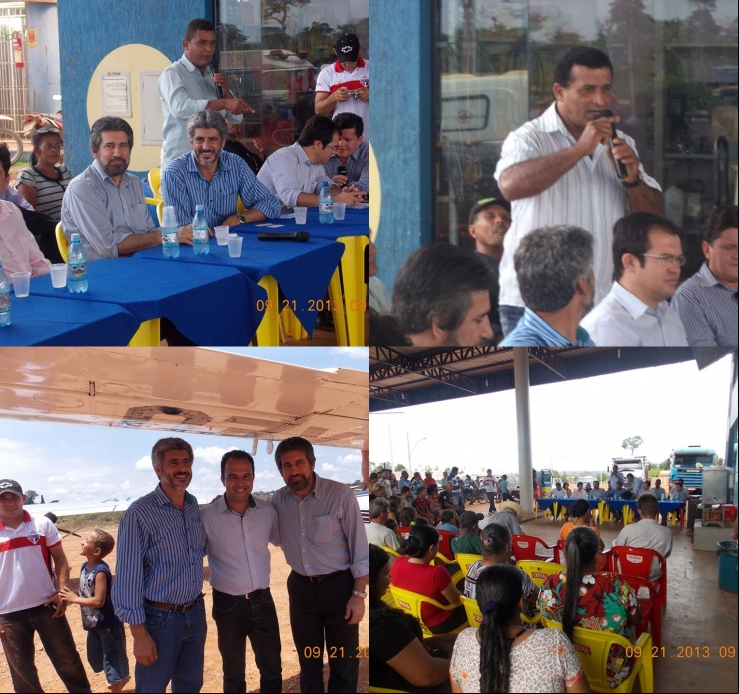 Prefeito Assis Raupp e Senador visitam Três Fronteiras