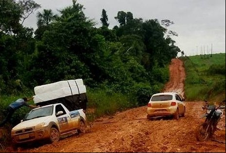 Alta Floresta: Atoleiros prejudicam tráfego pela MT-010