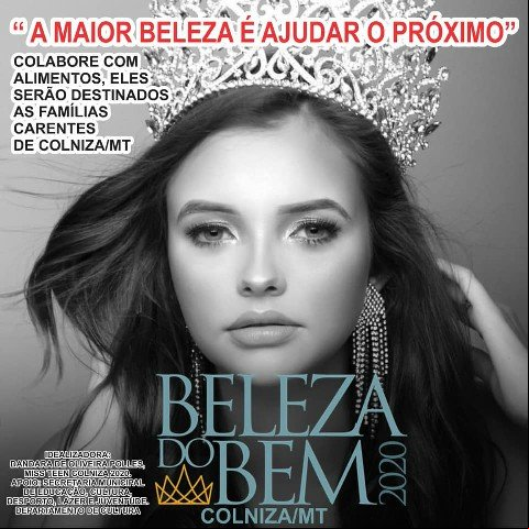 Miss Colniza Teen, Dandara Polles, lança campanha de arrecadação de alimentos, brinquedos e jogos pedagógicos