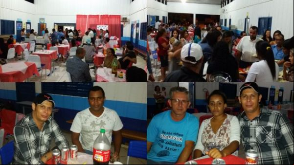 Escola promove um jantar de confraternização para os servidores da escola